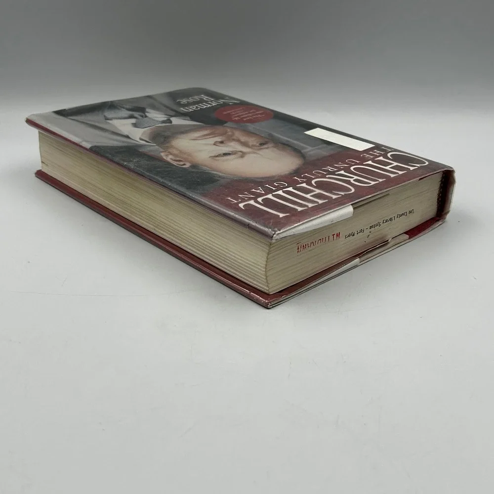 Churchill The Unruly Giant 1st Edition Good ++ by Norman Rose 1995 VTG READ
